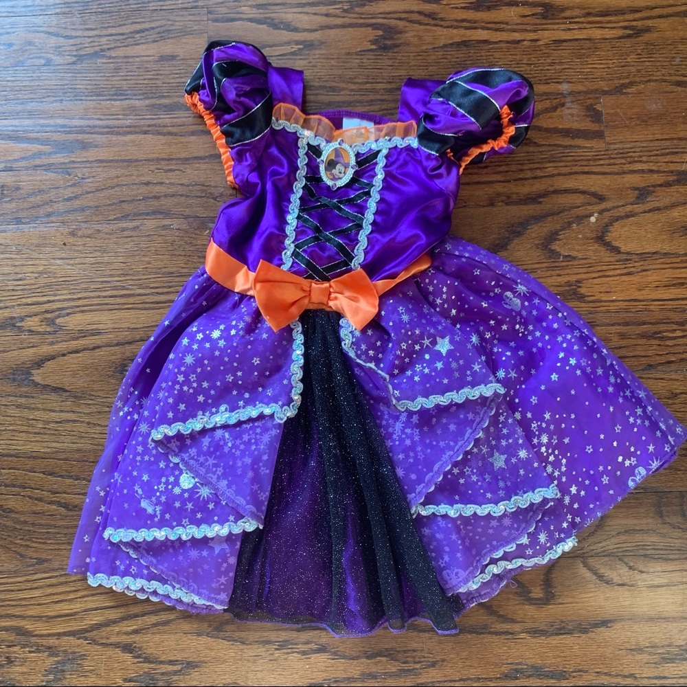 Toddler Witch Minnie Costume and hat. Size 3.
